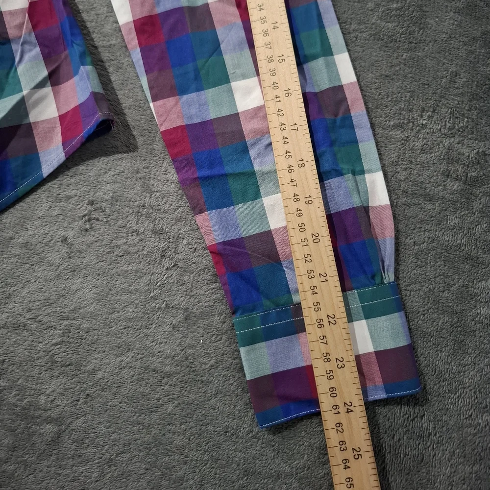 Brooks Brothers 346 Women’s Plaid Button-Down Shirt Size 12 Cotton Preppy Office - Picture 10 of 11